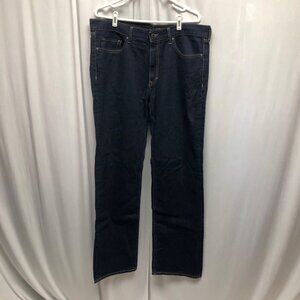 Banana Republic Mens Jeans Size 36x34 Straight Dark Wash Denim Cotton Classic